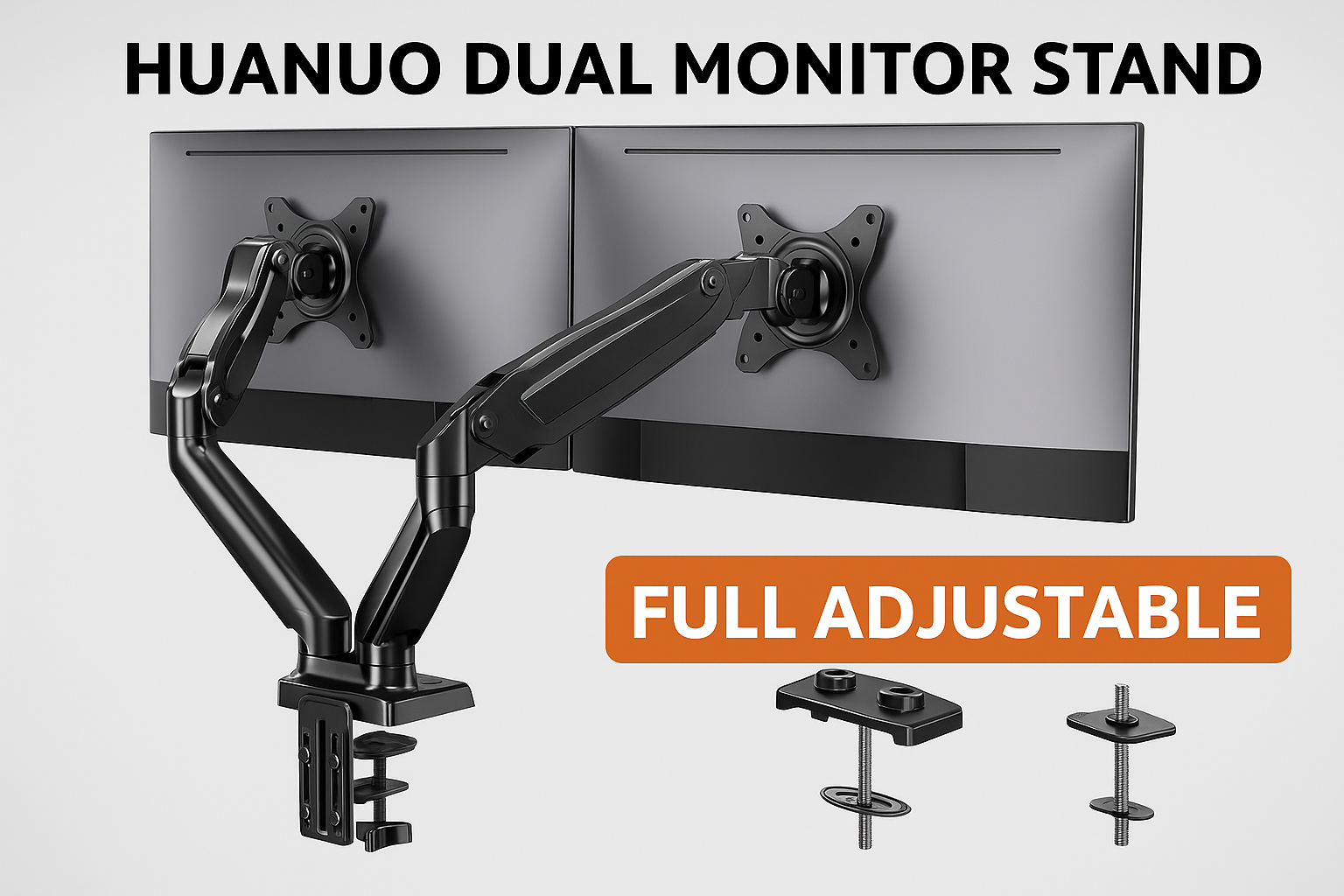 Maximize Your Workspace: HUANUO Dual Monitor Stand Review (2025 Buyer’s Guide)