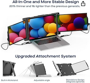 Mobile Pixels 13.3” Trio Portable Monitor Review: The Best Triple-Screen Laptop Add-On for 2025