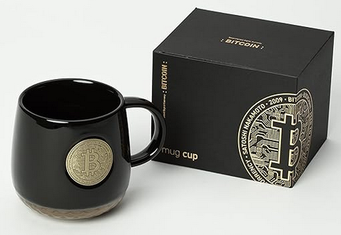 Crypto Bitcoin Coffee Mug: Comfort Drinks for Stressful Trading Days