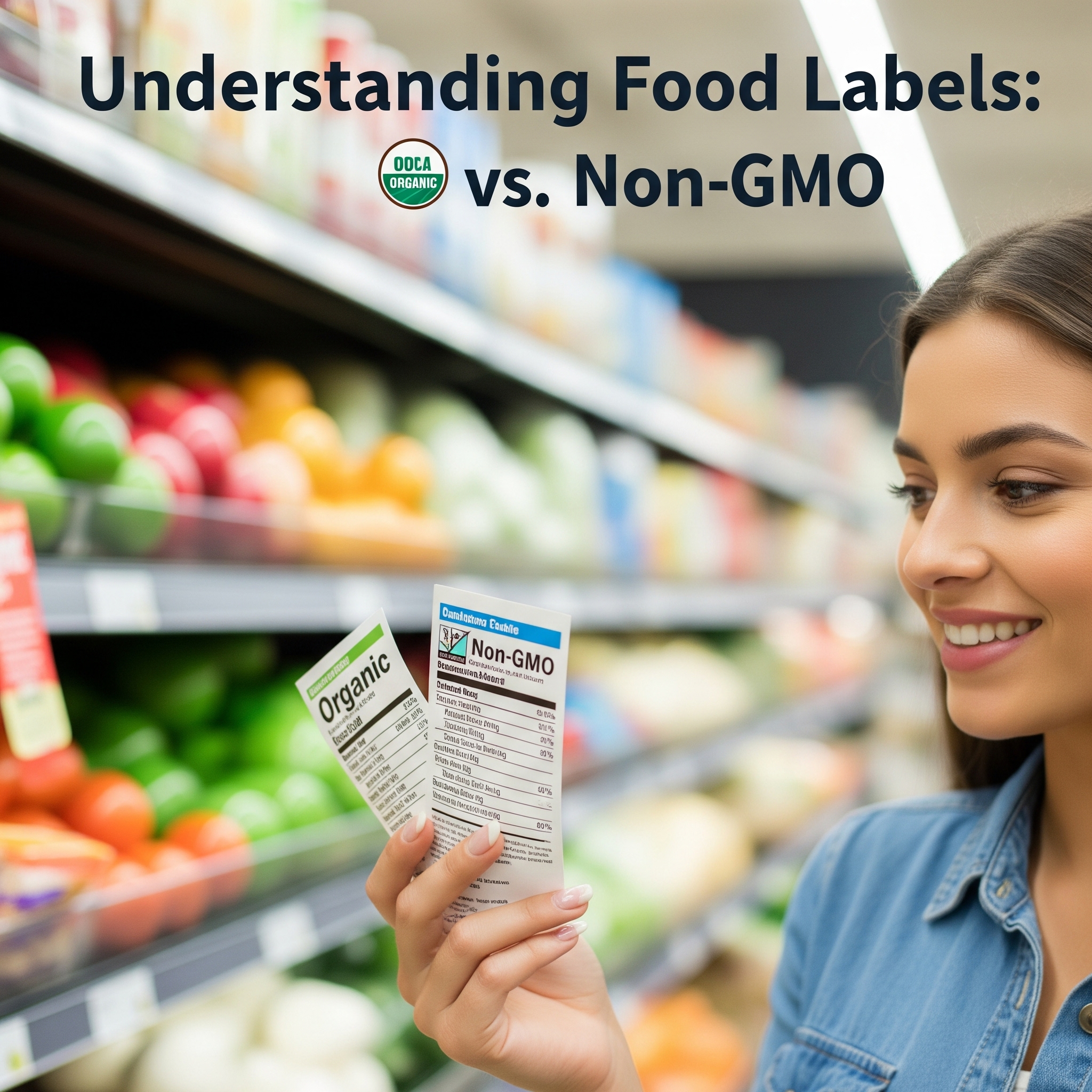 Understanding Food Labels: Organic vs. Non-GMO – What You Need to Know for Informed Choices