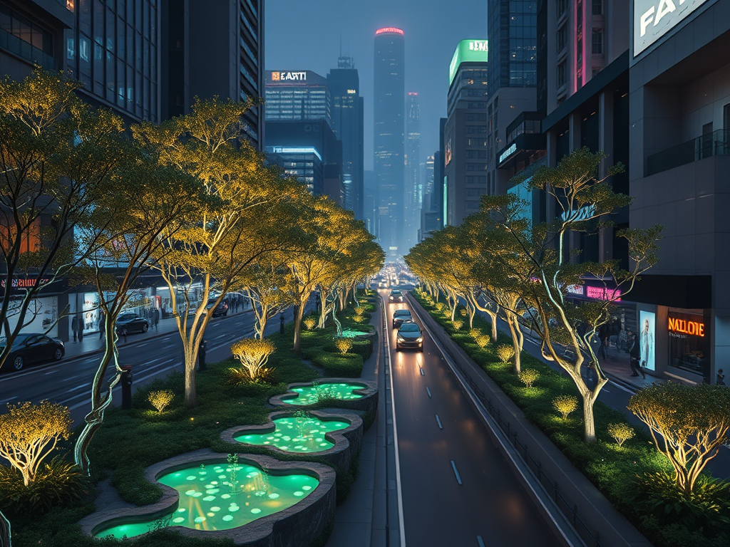 Nature’s Urban Glow: Cities Reimagined